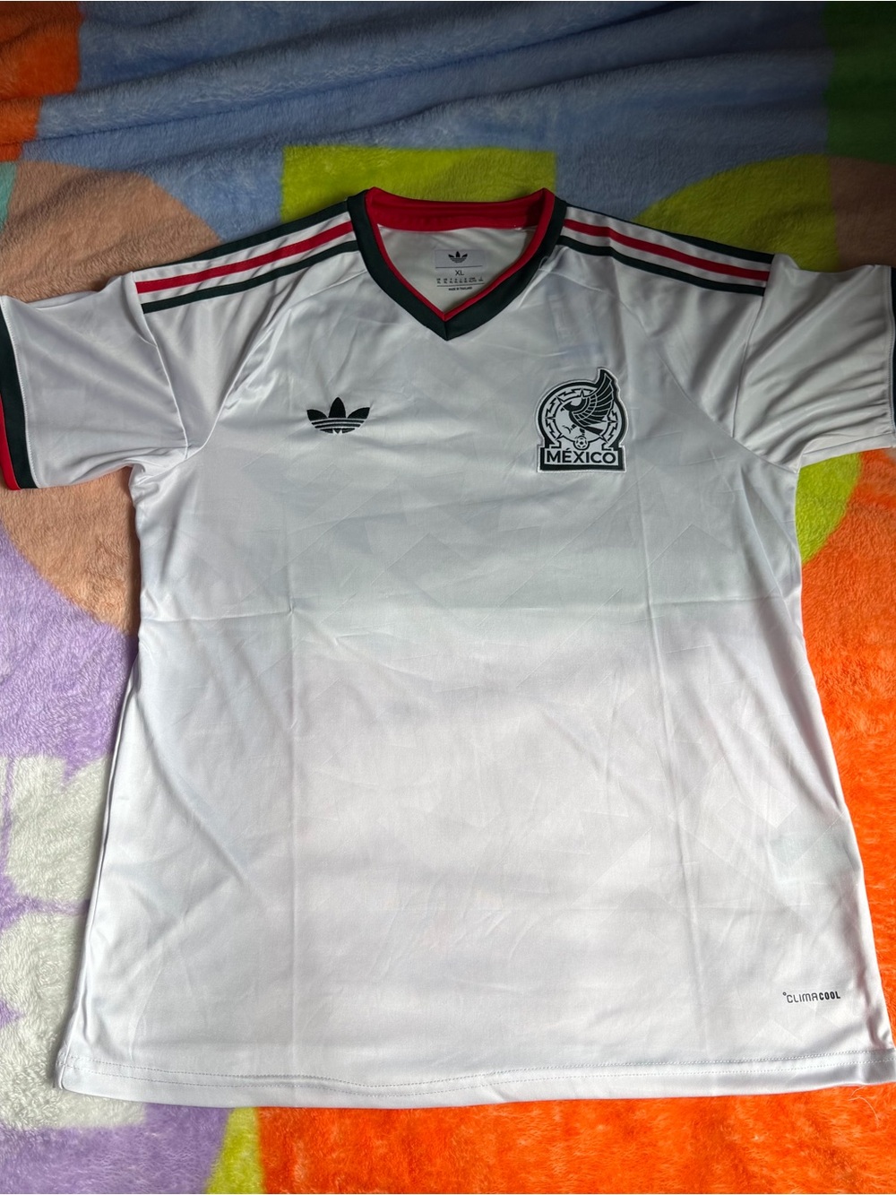 Adidas Mexico White World Cup Jersey